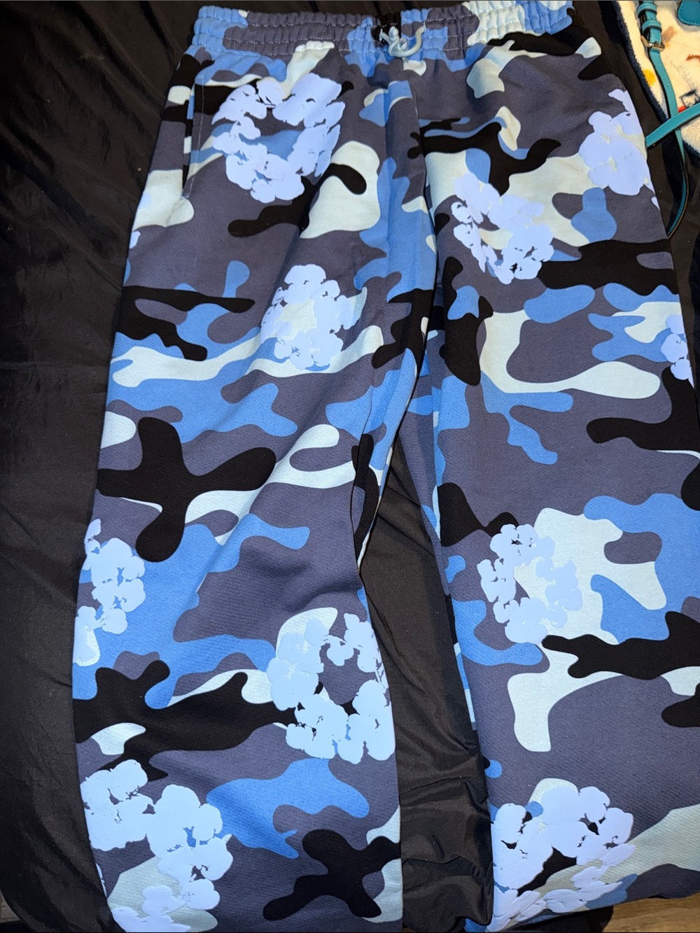 Denim tears Blue Camo Jogger Pants